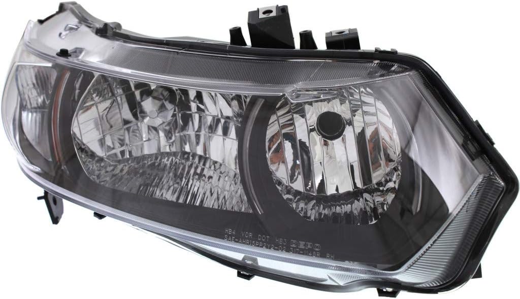 Honda Civic Headlight Assembly Unit 2010 2011 Pair Coupe S123