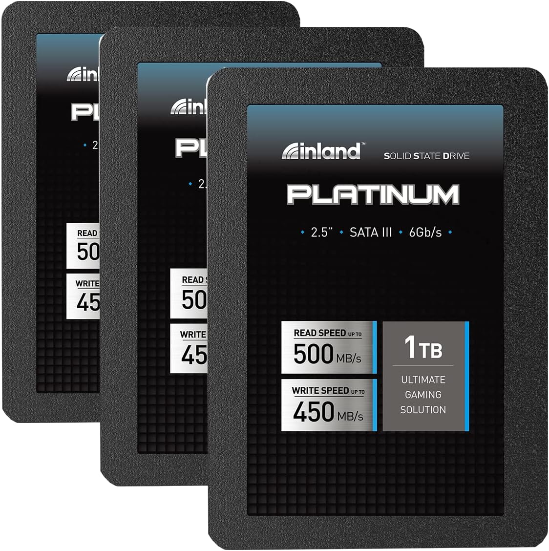 3 Pack 1TB SSD SATA III 2.5" Internal Solid State Drive Y672696