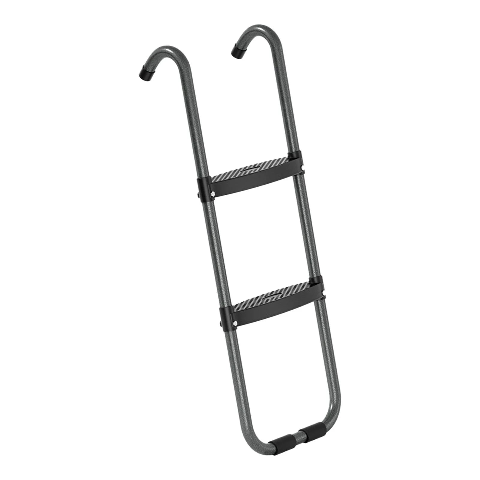 Trampoline Ladder Wide Step 2 Step High Strength Steel Climbing Ladder W24793