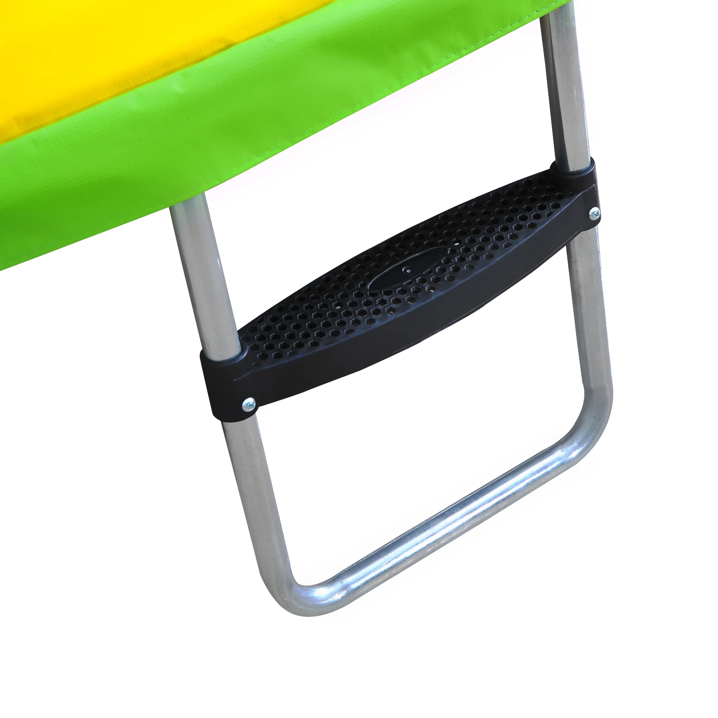 7Ft Round Trampoline with Safety Enclosure Net, Slide and Ladder Z29098