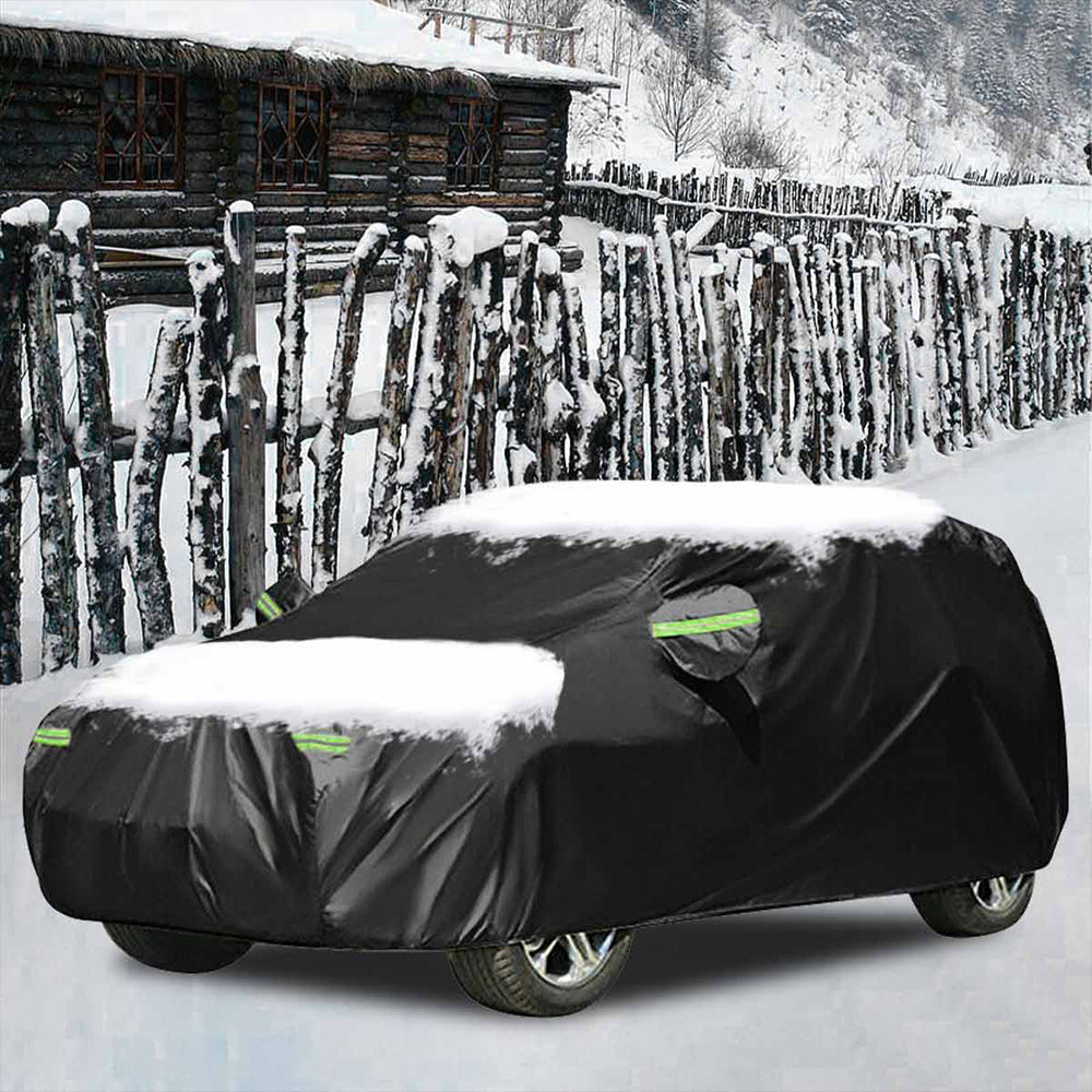 Waterproof 210D Black Oxford Cloth Car Cover Q674575