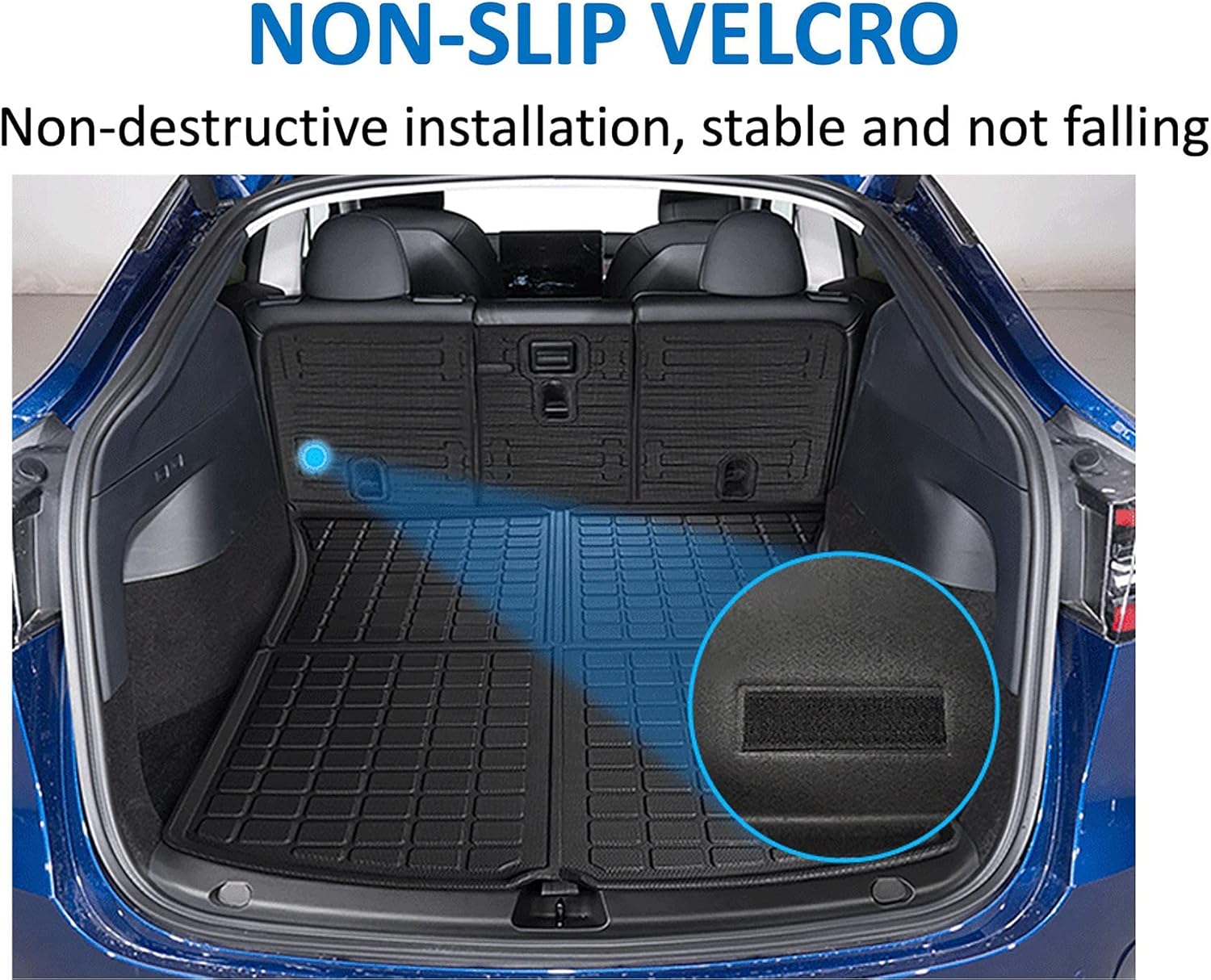 Black Custom Fit TPE Rear Seat Cover Mats and Cargo Mats Combo Set T792881